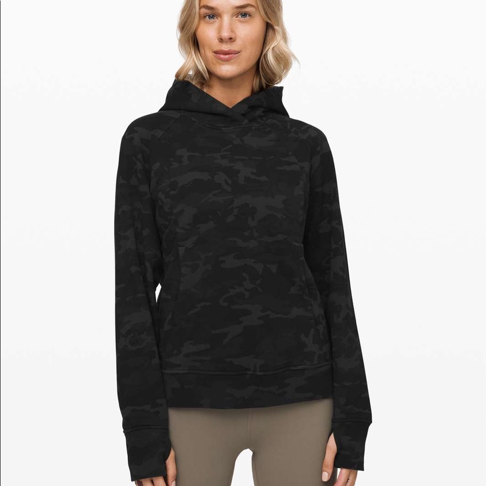lululemon athletica Black Camo Sweater